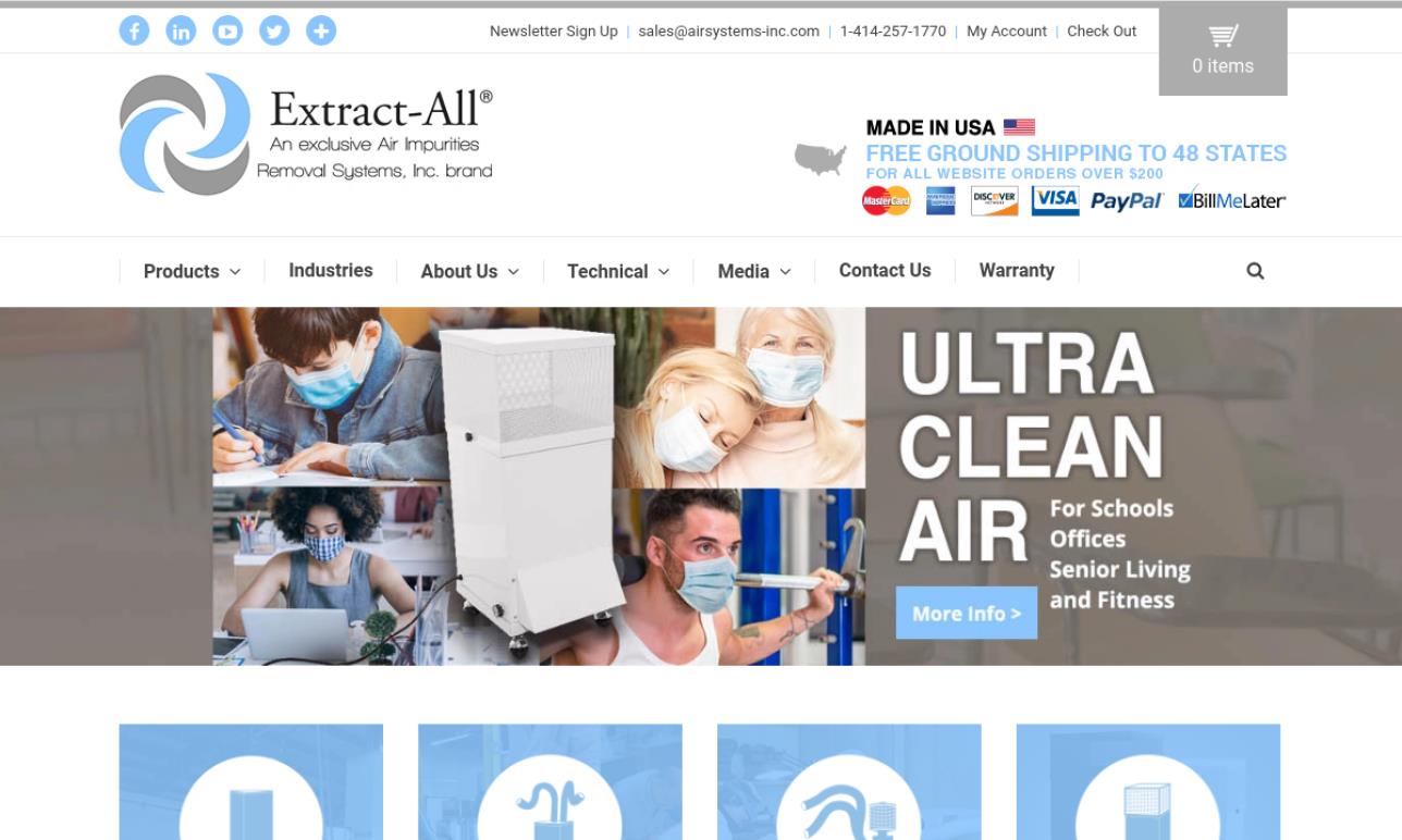 Air Impurities Removal Systems
